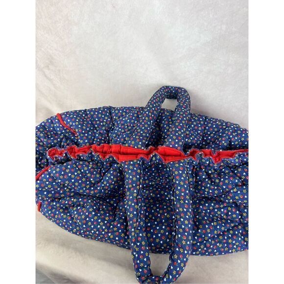 Vintage Patchwork Quilted Purse Handbag Sewing Bag - Picture 9 of 13